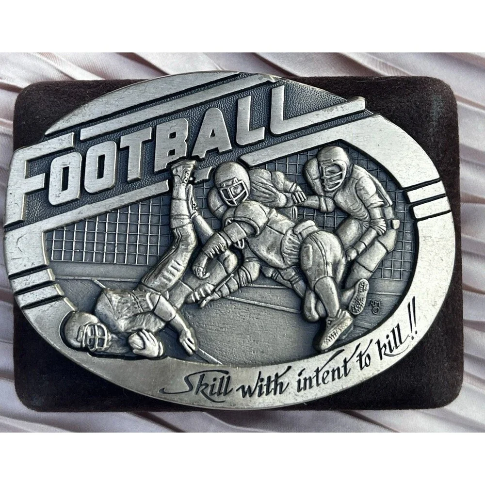 New First Edition Brass Tackle Football Nfl Nfc Football Quarterback NOS Vintage